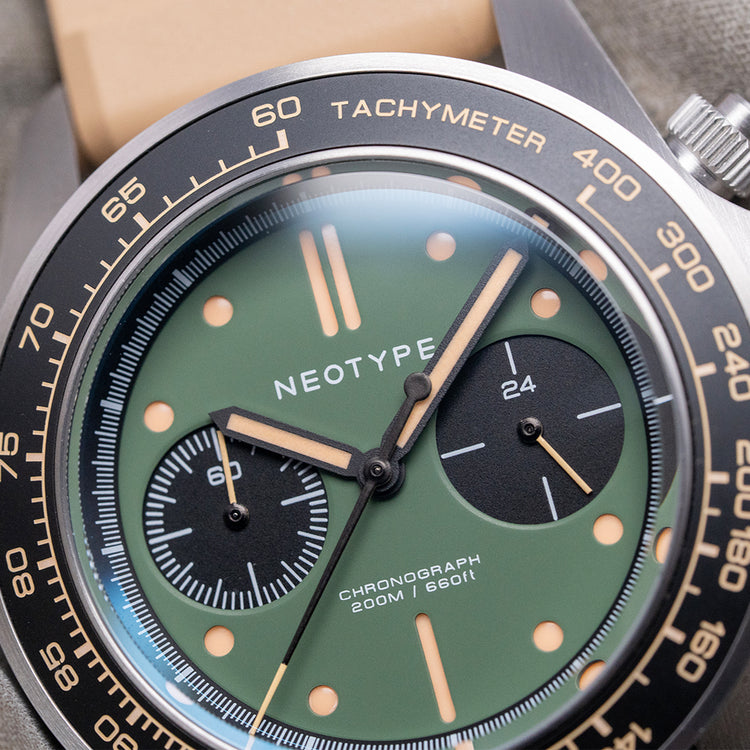 2025 Neotype LM02 Type C 'Green + Old Radium' 41mm