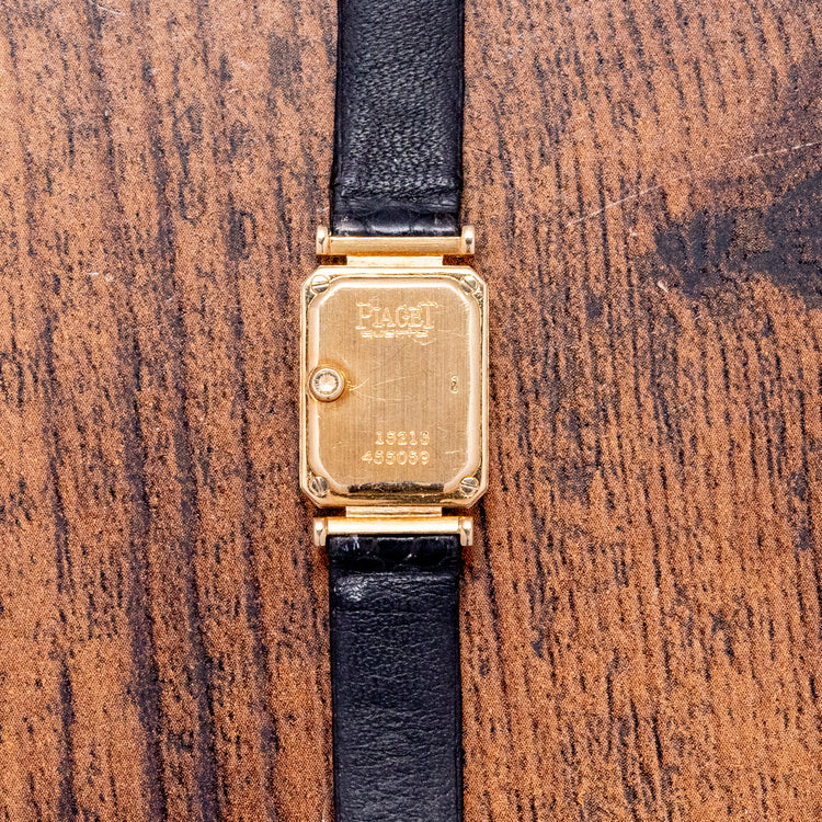1992 Piaget Polo 18ct Gold Lapis Dial Box & Papers 15213