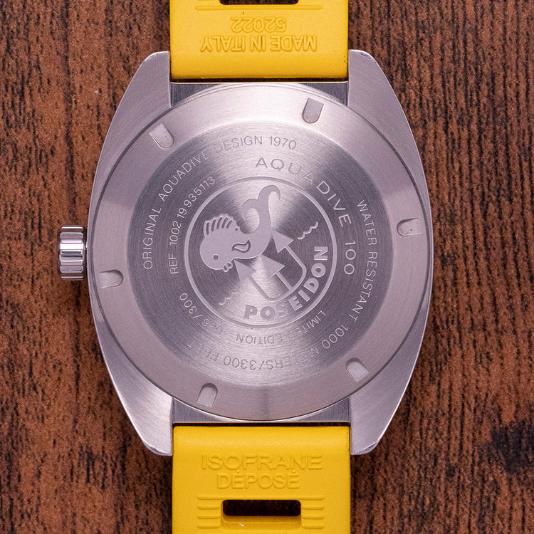 2020 Aquadive 100 Poseidon GMT Yellow Limited Edition