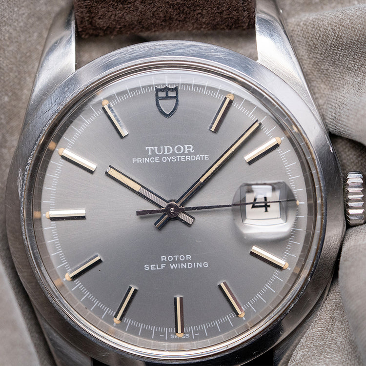 1977 Tudor Prince Oysterdate Jumbo 38mm Grey 9080/0