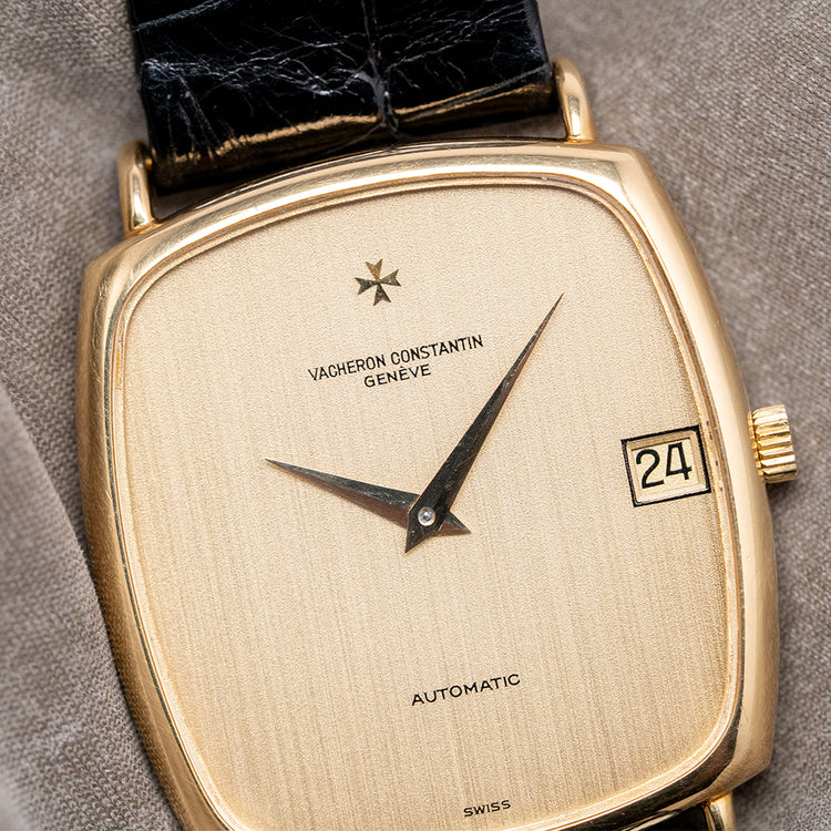 1970s Vacheron Constantin Automatic 18ct Gold "Tank"