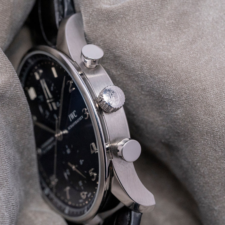 2012 IWC Portuguese Chronograph Black IW371447