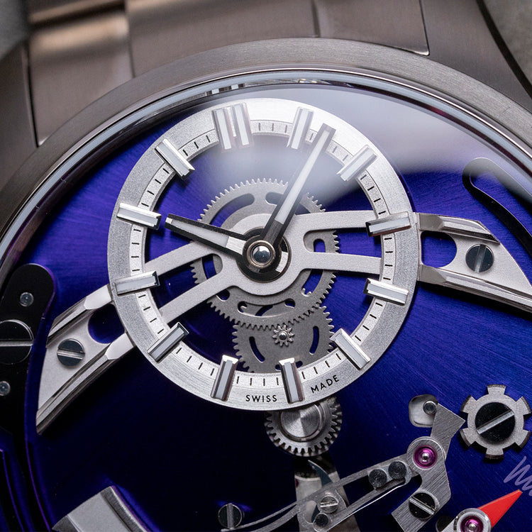 2024 Christopher Ward C1 Bel Canto 'Viola' Purple on Bracelet