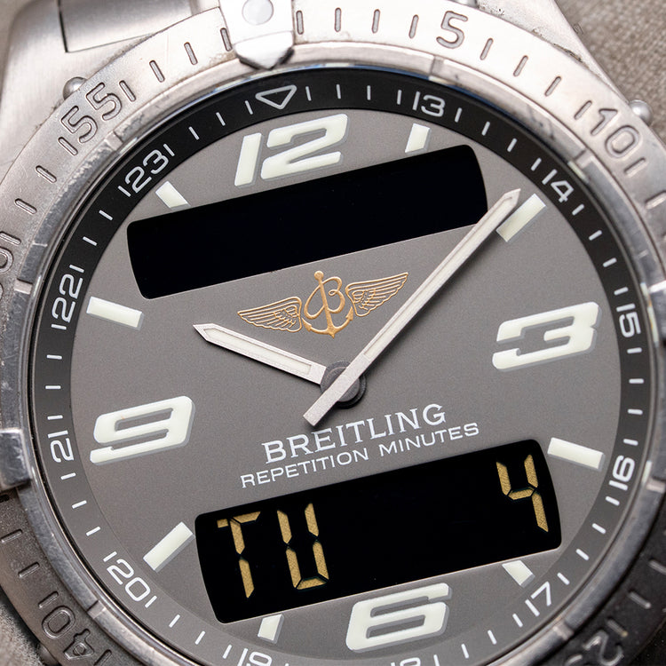 2001 Breitling Aerospace Titanium 40mm Quartz E65362