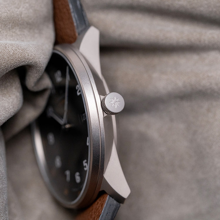 2022 Junghans 'Form A Titan' Black Dial 40mm 027/2002.00