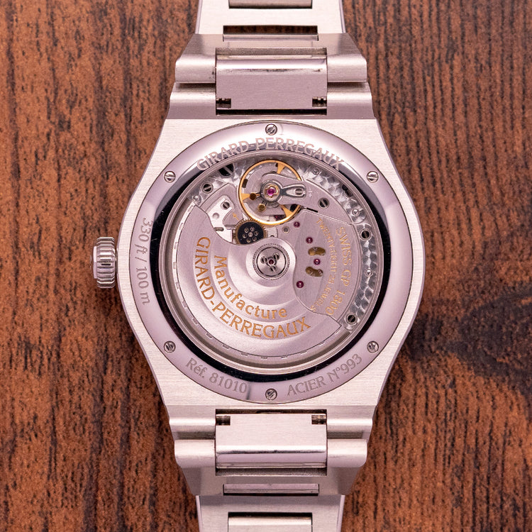 2018 Girard Perregaux Laureato 42 Blue Auto 81010-11-431-11A