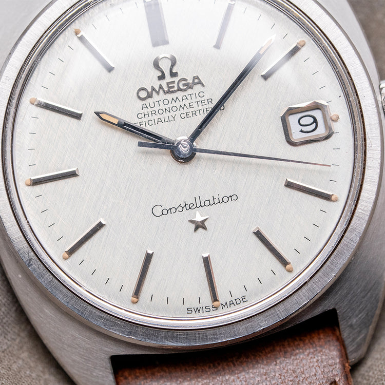 1970 Omega Constellation C-Case Linen Dial 34.5mm 168.017