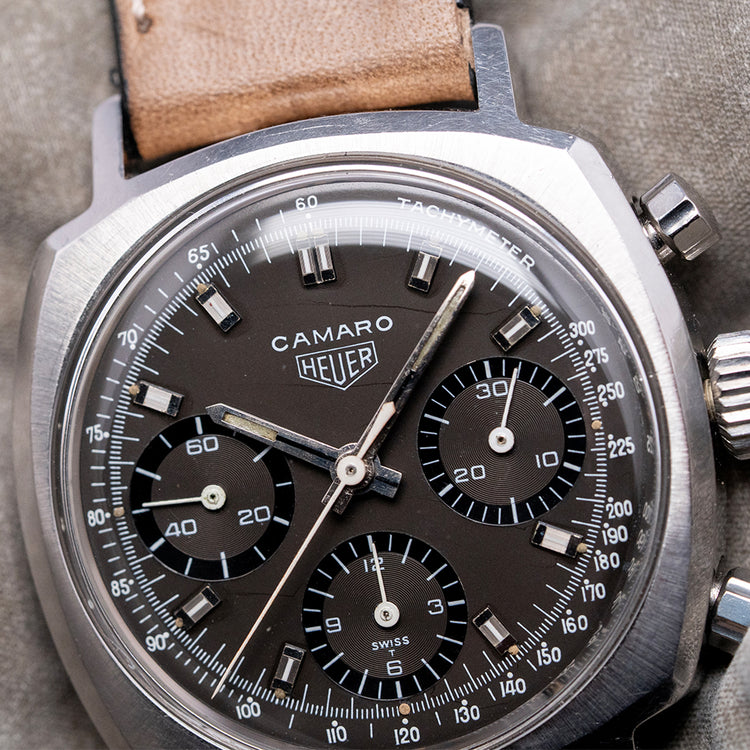 1969 Heuer Camaro Chronograph Valjoux 72 37mm 7220
