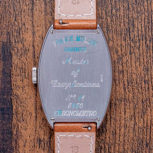1990s Franck Muller Cintré Curvex Chronometro 5850 White Gold