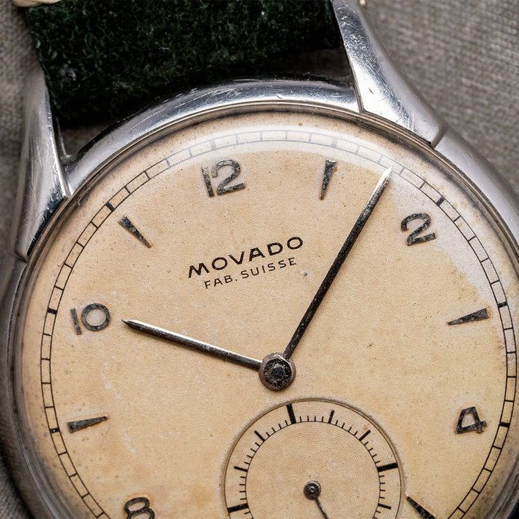 1950s Movado Fab Suisse Oversized 35mm "Calatrava"