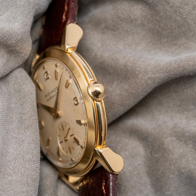 1950s Movado 18ct Gold "Calatrava" Bumper Automatic 32mm