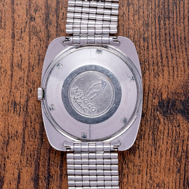 1970s Nivada Antarctic Glacier Automatic on NSA Bracelet