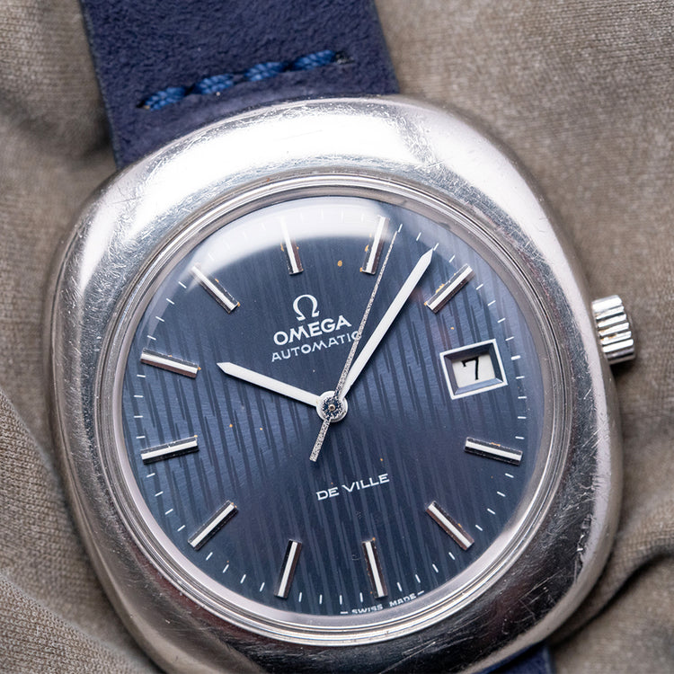 1972 Omega De Ville Automatic 'UFO' Pebble 38mm 166.155