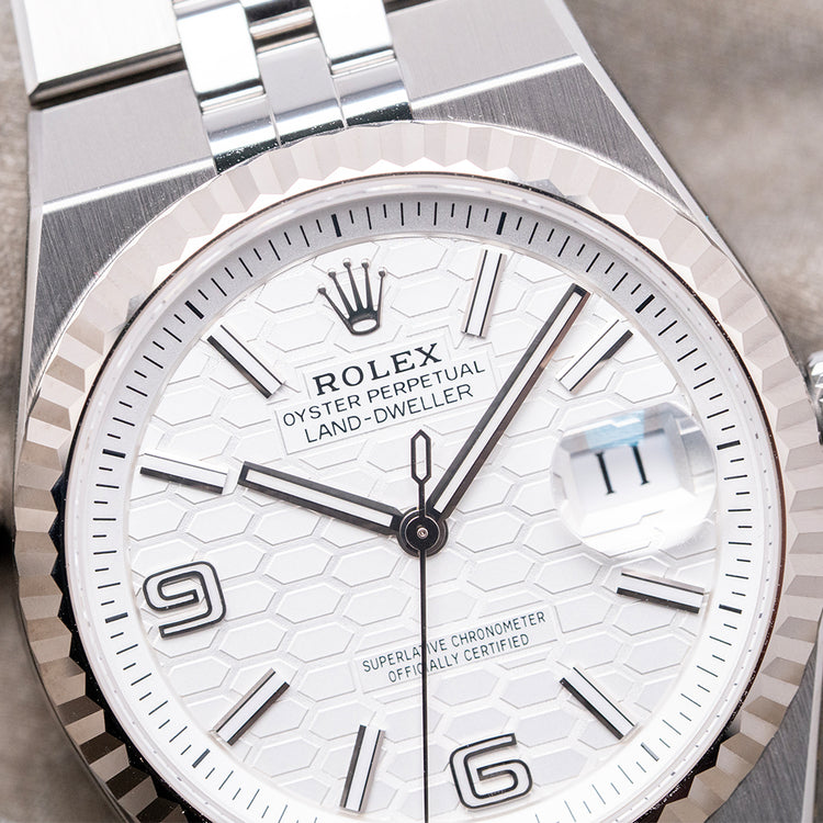 2025 Rolex Land-Dweller 36mm White Dial Automatic 127234