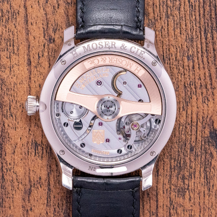 2019 H. Moser & Cie Endeavour White Gold Grey Fumé  40mm