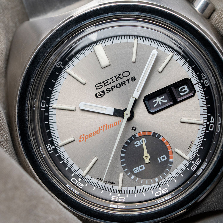 1971 Seiko 5 Sports SpeedTimer Chronograph 41mm 6139-7020