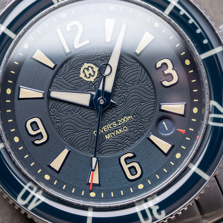 2023 HELM Miyako Blue Automatic Diver 41mm on Bracelet