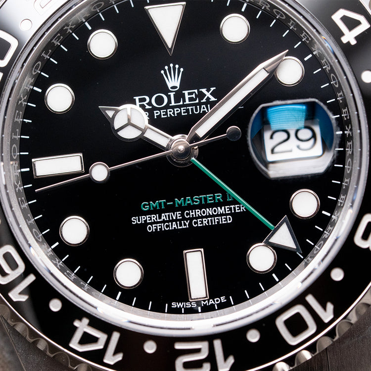 2017 Rolex GMT-Master II 40mm Black Discontinued 116710LN