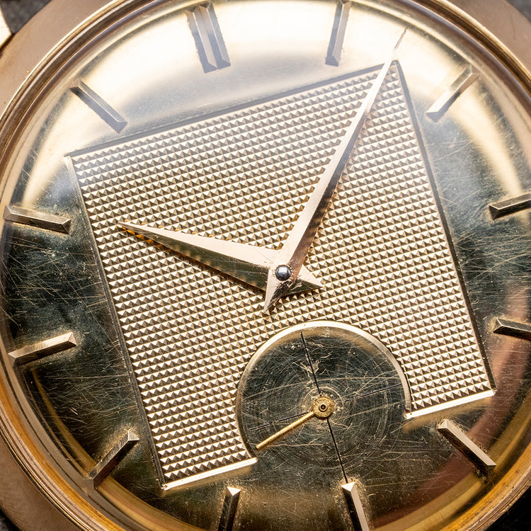 1954 Movado 'Gentleman' 18ct Yellow Gold 8423 With Box & Papers