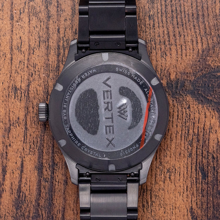 2023 Vertex M100 Black Automatic on Bracelet M100AC