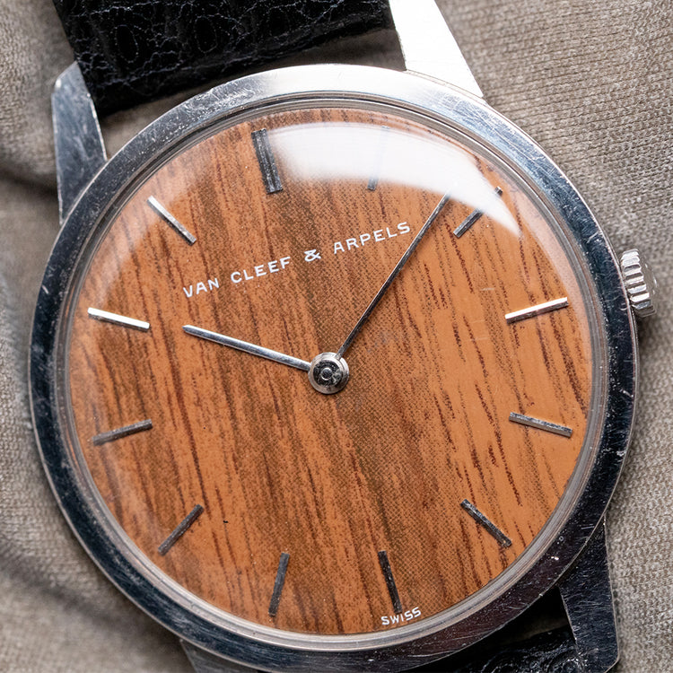 1967 Van Cleef & Arpels Universal Genève “Wood” Dial 842101