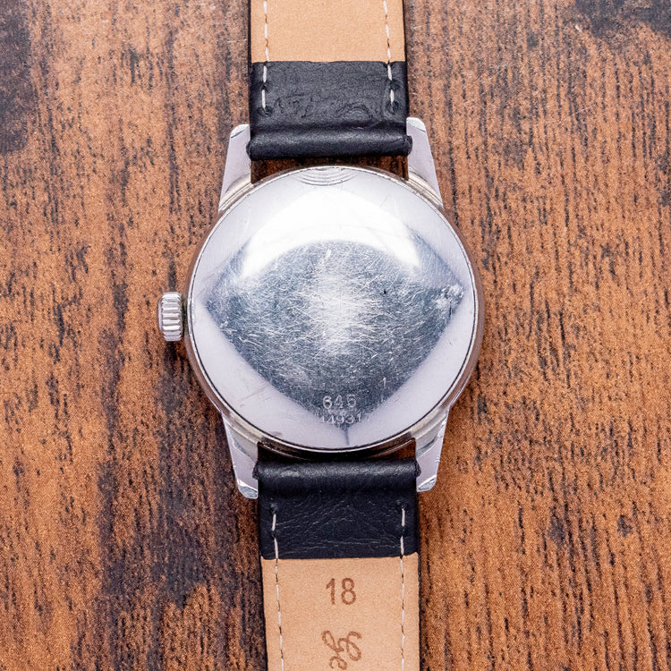 1950s Glycine Automatic 41 ETA 2452 Date Crosshair Dial 34mm
