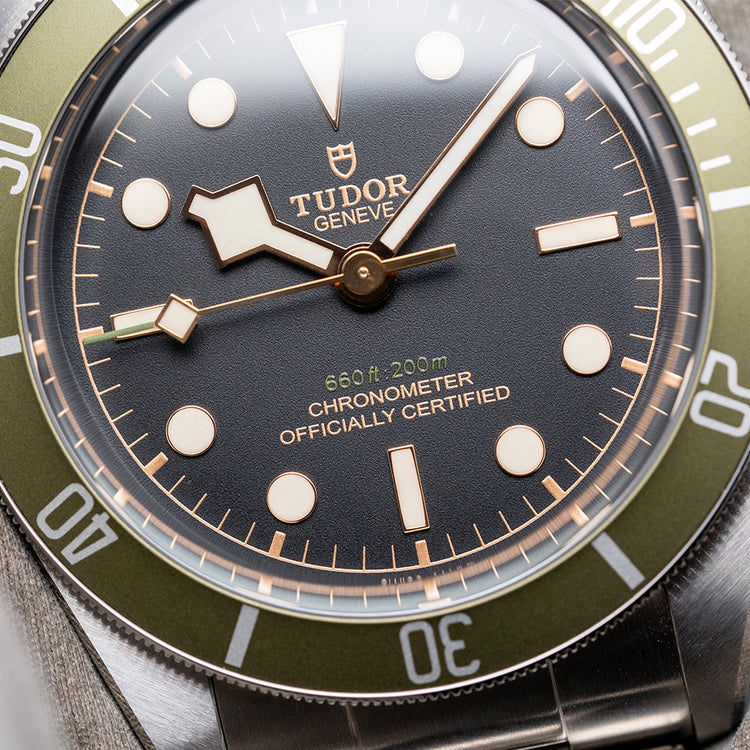 2021 Tudor Black Bay Harrods Green 41mm on Bracelet 79230G