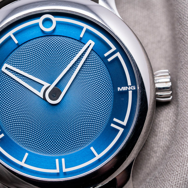 2022 Ming 17.09 Blue Dial Automatic 38mm on Bracelet