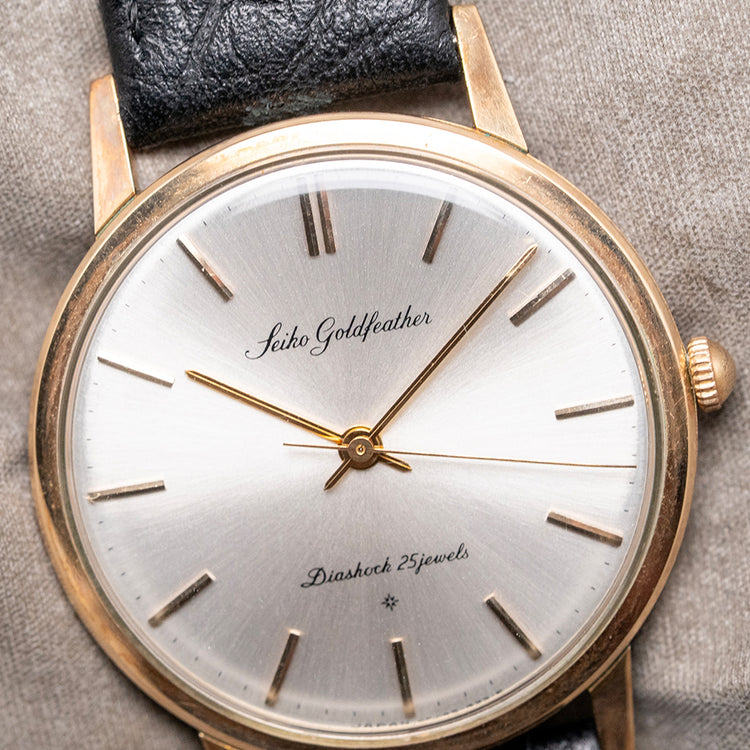 1960s Seiko Goldfeather 14K Gold Filled Manual 35mm J14060