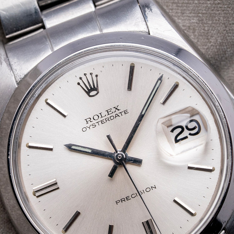 1970 Rolex Oysterdate Precision on Bracelet 34mm 6694