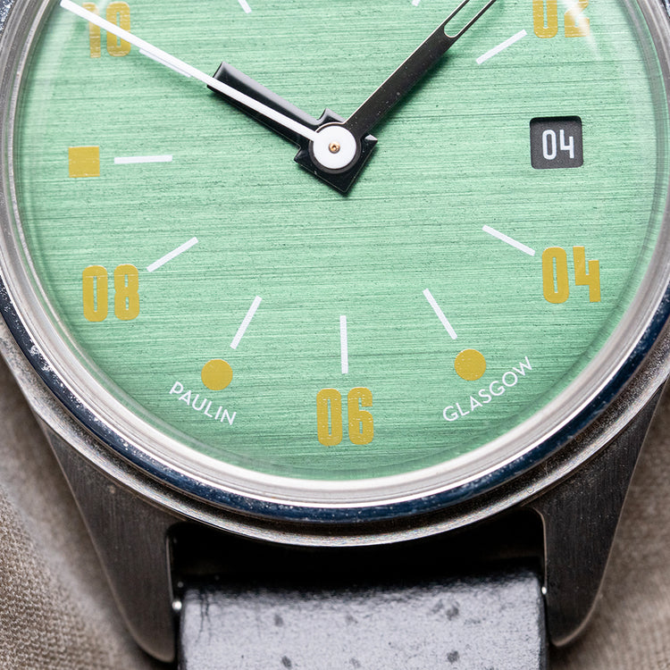 2020s Paulin Neo Windup Watch Shop Exclusive Green Auto 38mm