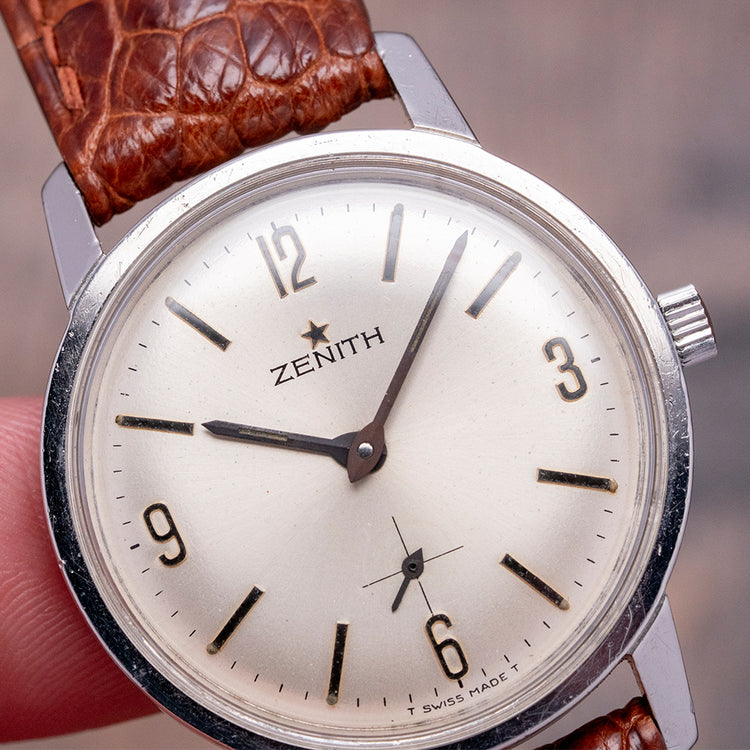 1965 Zenith Manually Wound "Explorer Dial" 33.5mm