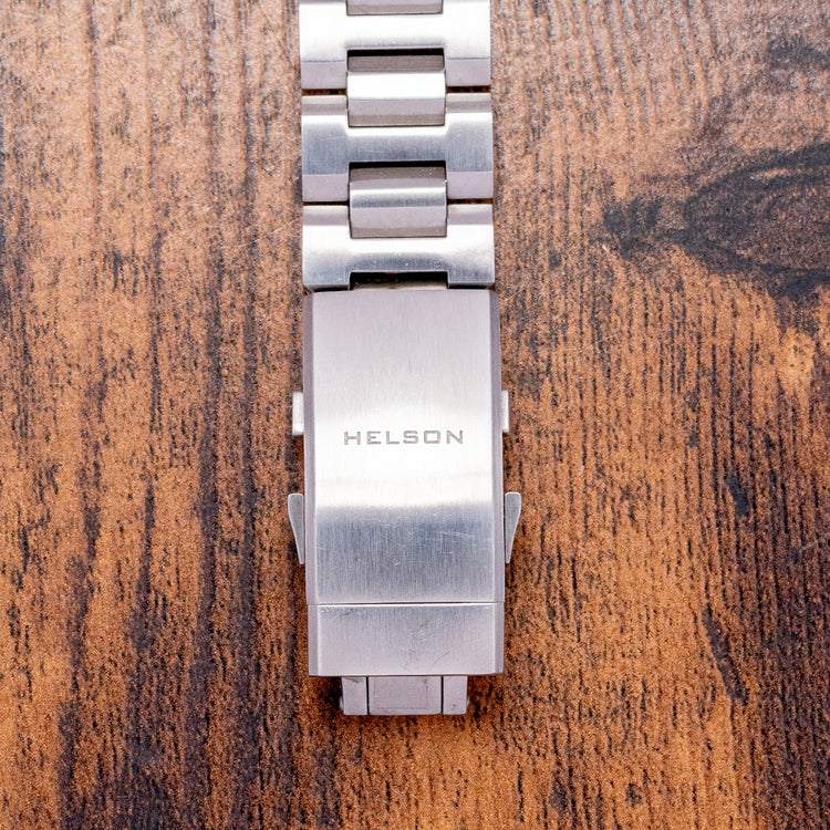 2021 Helson Shark Diver 38 Blue Dial Sapphire Bezel Miyota