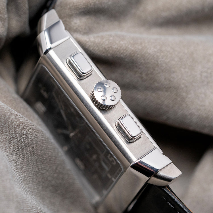 2000s Eterna Classic Chronograph 'Tank' 28.5x43.5mm