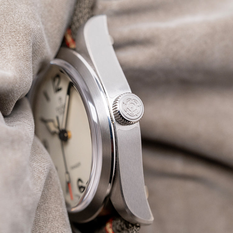 2025 Stickered Tudor Ranger 39mm Beige Dial on Tudor NATO 79950