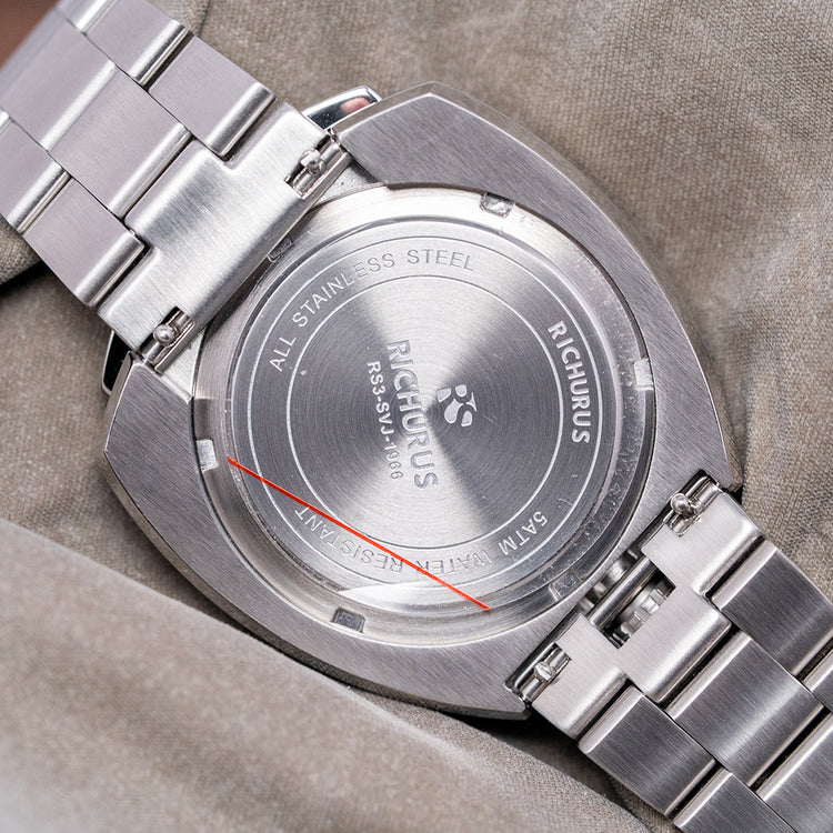 2025 Richurus Bullhead Chrono Quartz Blue on Bracelet 43.5mm