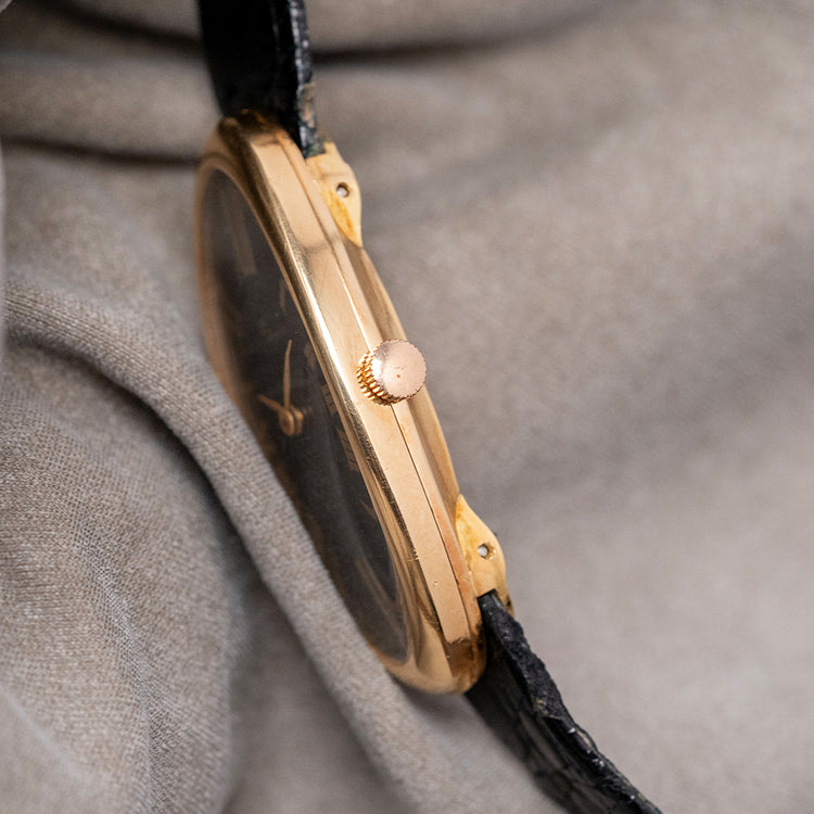 1970s Baume & Mercier 'Baignoire Allongée' 18ct Gold 38261