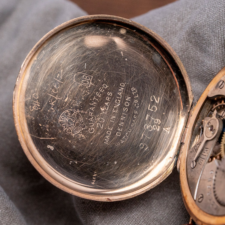 1923 Omega Pink Gold-Plated 31mm Manually Wound 26.5 S.O.B