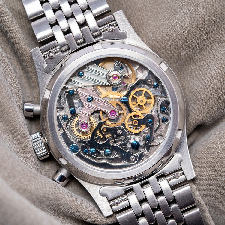 2024 Baltic Bicompax 003 Blue Gilt Chronograph 36.5mm