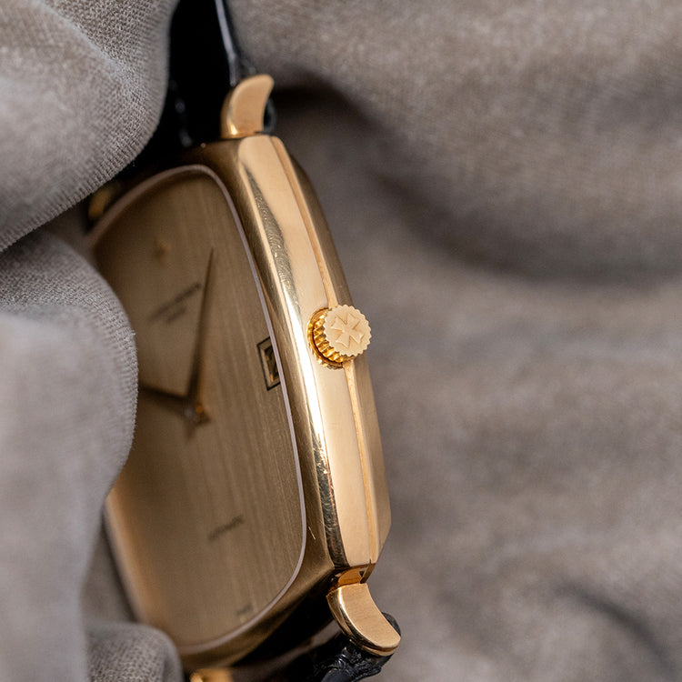 1970s Vacheron Constantin Automatic 18ct Gold "Tank"