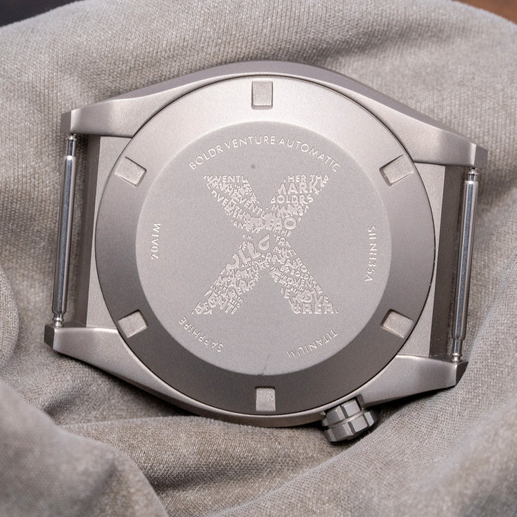 2021 Boldr Venture Automatic Carbon Black Titanium 38mm