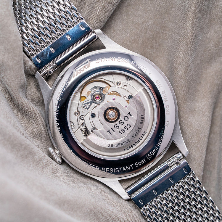 2025 Tissot Heritage 1938 Chronometre 39mm on Bracelet + Strap