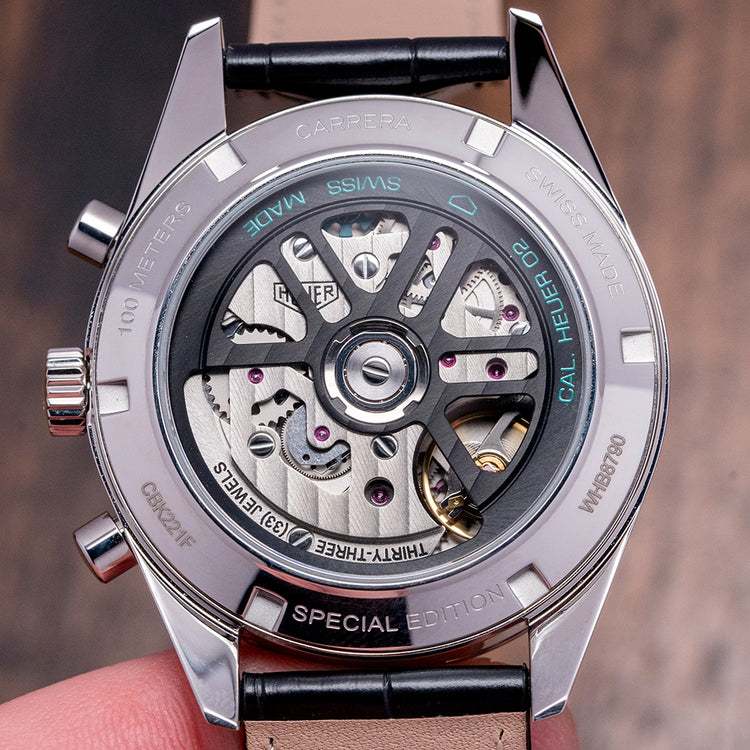 2021 TAG Heuer Carrera Chronograph Green Limited Ed 39mm