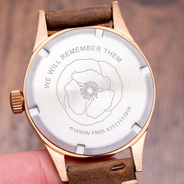 2024 Vertex M36 Armistice Day Red Dial Bronze Limited to 9