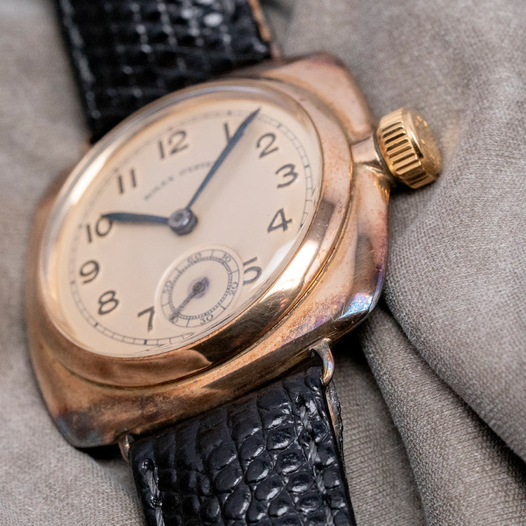 1934 Rolex Oyster 9ct Gold Cushion 31.5mm 678