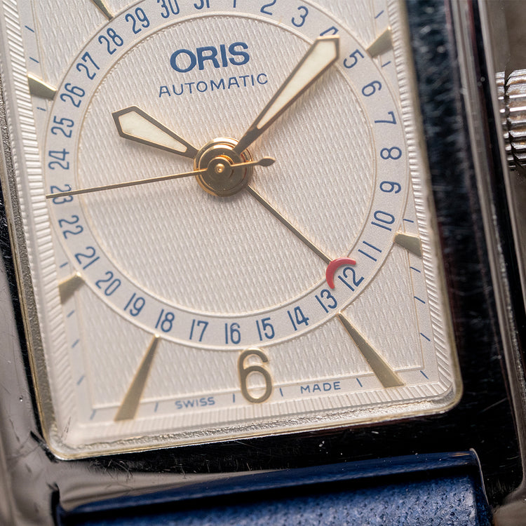 2000s Oris Automatic 'Tank' Pointer Date 26x38mm 7460