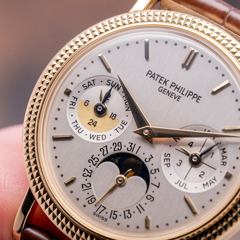 1997 Patek Philippe Perpetual Calendar Yellow Gold 5039J