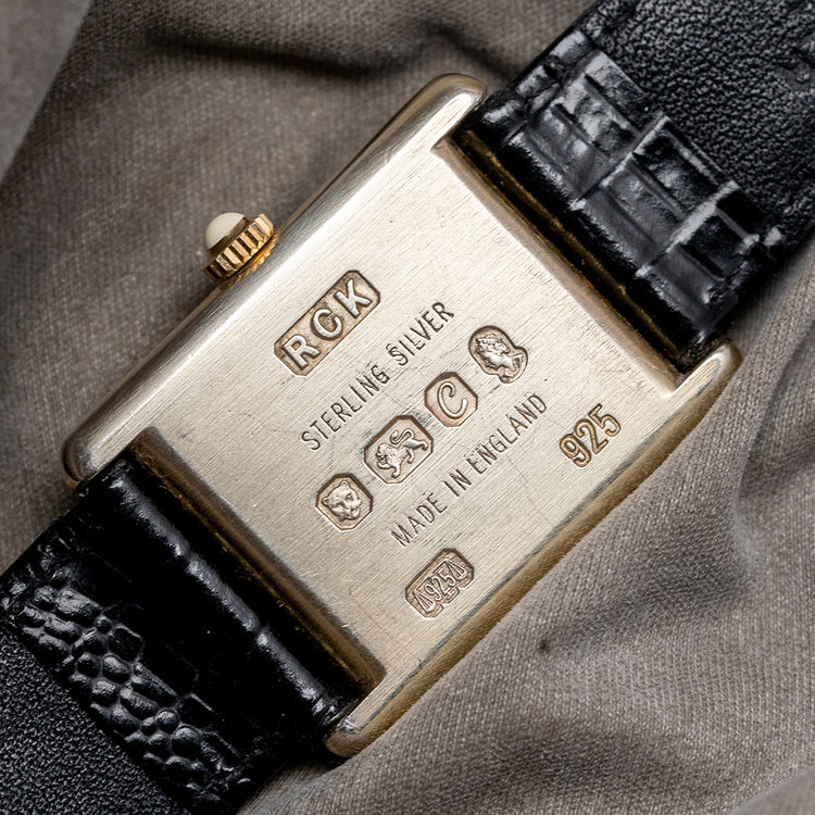 1977 Roy King 'Tank' Sterling Silver / Gold-Plated Mechanical 23x30.5mm