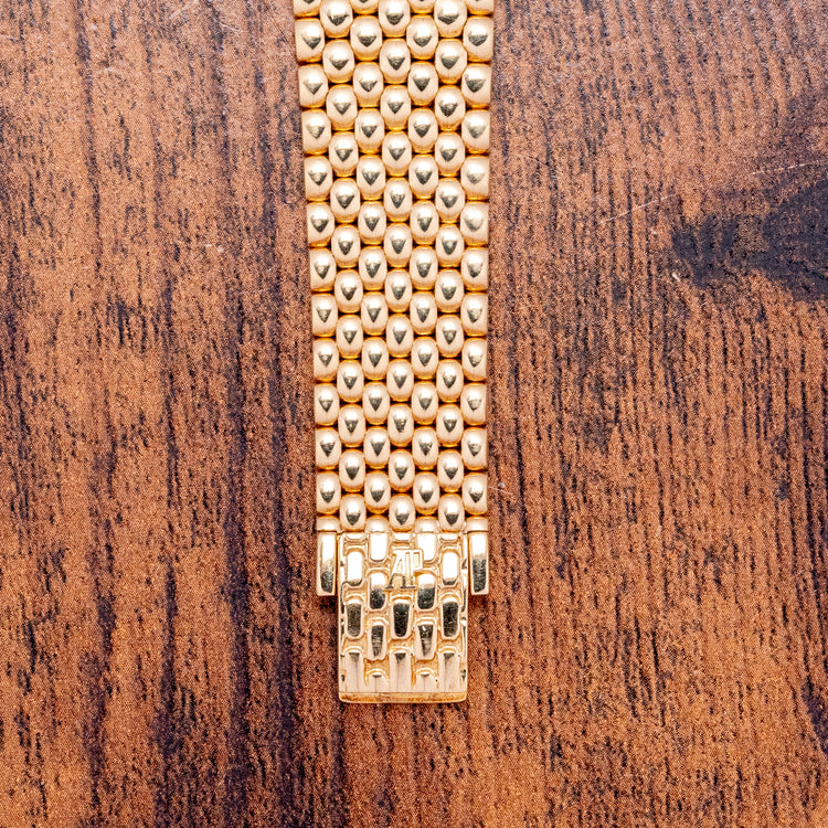 1980s Audemars Piguet Cobra Yellow Gold Diamond Hands