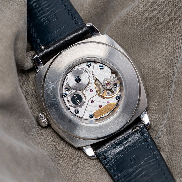 2021 Fears Brunswick Salmon Dial 38mm Exhibition Back